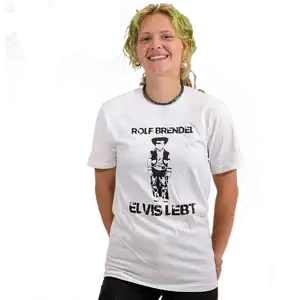 T-Shirt tailliert ROLF BRENDEL Elvis Lebt