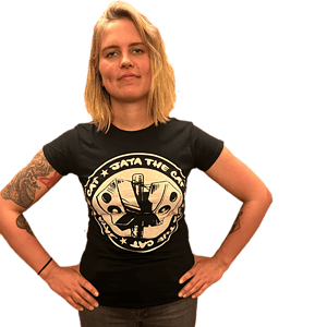 Fitted T-Shirt JAYA THE CAT Late Night Transmissions Logo